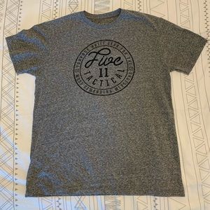 5.11 Tactical, Large, Gray, T-Shirt